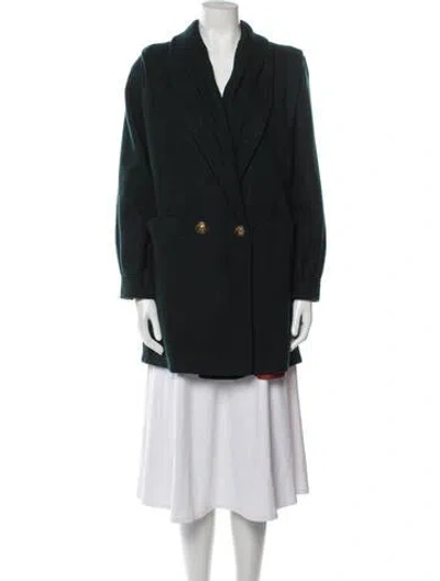 Pre-owned Donnybrook Peacoat In Green