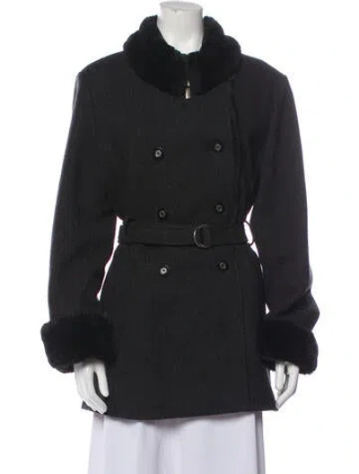 Pre-owned Donnybrook Trench Coat In Black