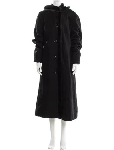 Pre-owned Donnybrook Wool Coat In Black
