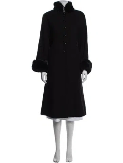 Pre-owned Donnybrook Wool Coat In Black