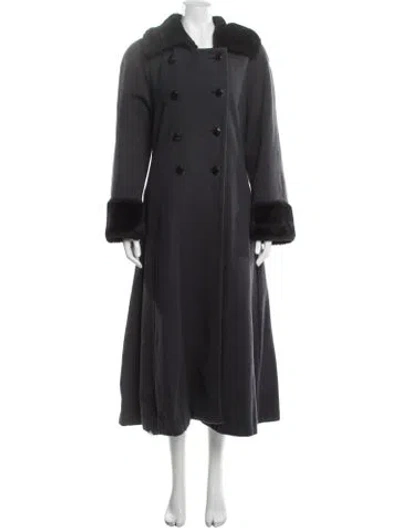 Pre-owned Donnybrook Wool Coat In Black