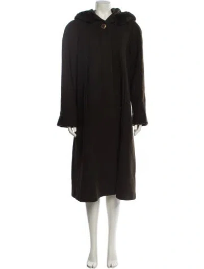 Pre-owned Donnybrook Wool Faux Fur Coat In Multi