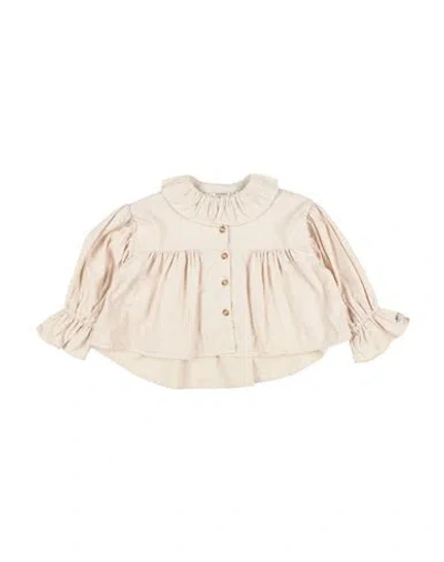 Donsje Amsterdam Babies'  Toddler Girl Shirt Beige Size 7 Organic Cotton In Neutral