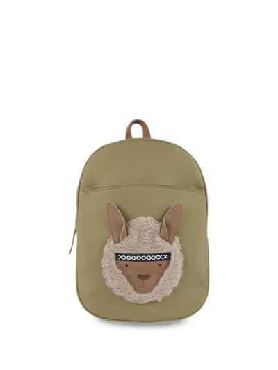 Donsje Kids' Animal-patch Backpack In White