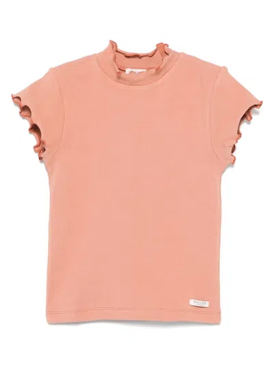 Donsje Kids' Aurore T-shirt In Brown