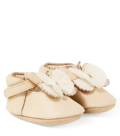 Donsje Baby Amdy Leather Shoes In Neutral
