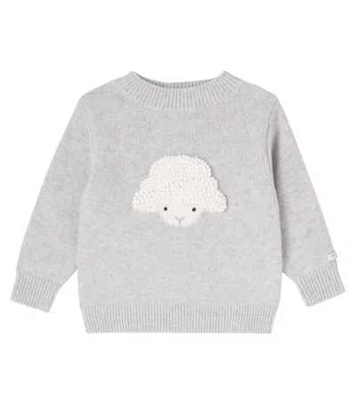 Donsje Baby Denn Wool Sweater In Gray