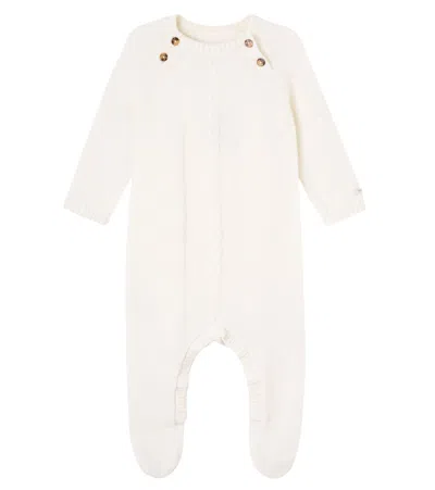 Donsje Baby Juelz Wool Bodysuit In White