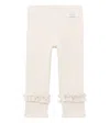 Donsje Baby Marit Cotton-blend Leggings In Neutral