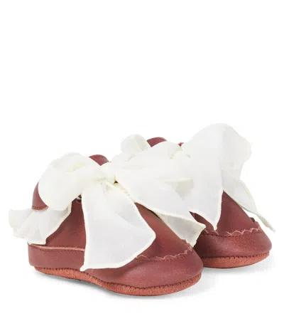 Donsje Baby Nienelien Leather Booties In Multi