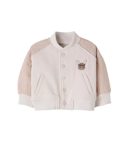 Donsje Baby Noal Cotton-blend Bomber Jacket In Sand
