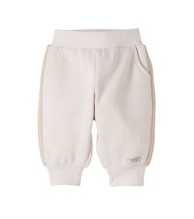 Donsje Baby Noorien Cotton-blend Sweatpants In Sand