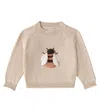 Donsje Baby Valenthe Cotton Sweater In Beige