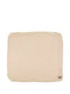 Donsje Bear-embroidered Blanket In Neutral