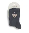 Donsje Bell Koala Socks In Black