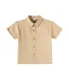 Donsje Brammie Striped Cotton Shirt In Neutrals