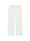 Donsje Button Trousers In White