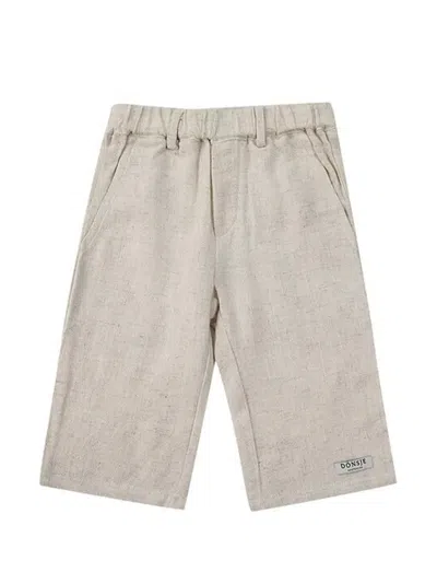 Donsje Kids' 버튼 팬츠 In Gray