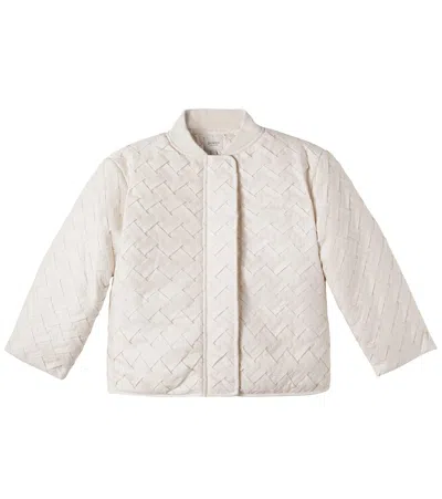 Donsje Kids' Ceasie Woven Jacket In White