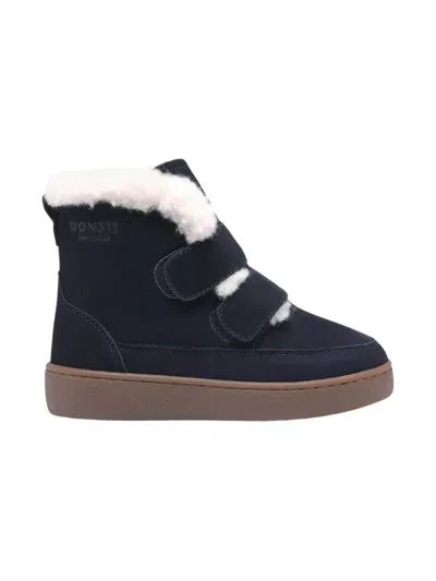 Donsje Kids' Clenn Boots In Blue