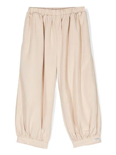 Donsje Kids' Colin Tapered Trousers In Neutrals