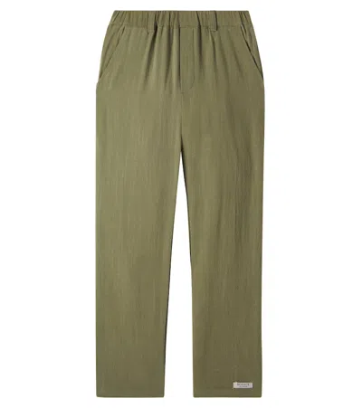 Donsje Kids' Dado Pants In Green