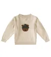 Donsje Denn Bear Wool Sweater In Beige