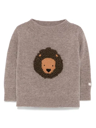Donsje Babies' Denn Sweater In Braun