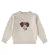 Donsje Denn Wool Sweater In Arctic Ivory Melange