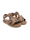 Donsje Dhalo Bear Leather Sandals In Brown