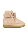 Donsje Touch-strap Leather Boots In Pink
