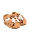 Donsje Duni Sky Sandals In Brown
