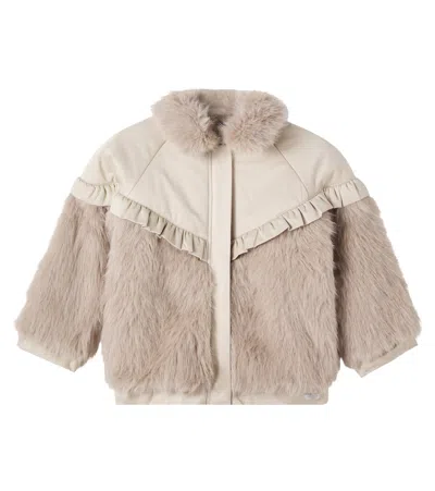 Donsje Kids' Elsbeth Jacket In Neutral