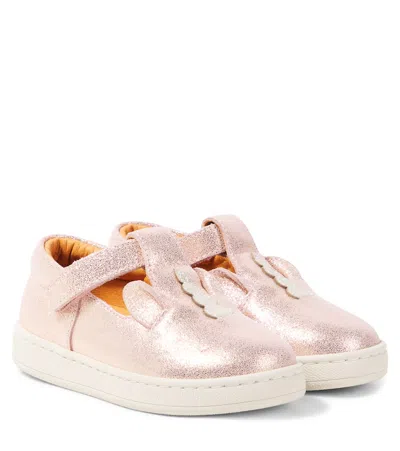 Donsje Kids' Ballerinas Esterre Aus Metallic-leder