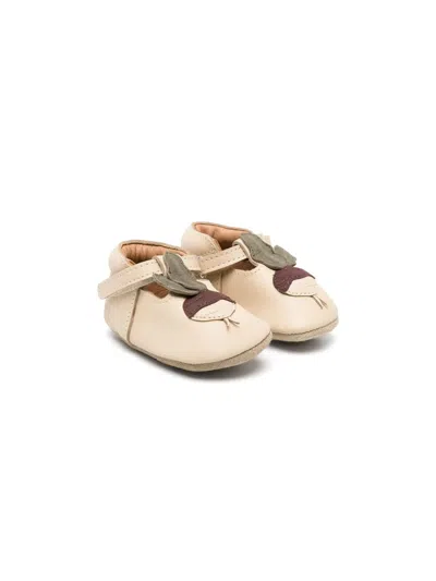 Donsje Babies' Figili Leather Pre-walkers In 中性色