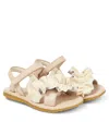 Donsje Fine Leather Sandals In White