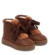 Donsje Flinn Leather Boots In Brown
