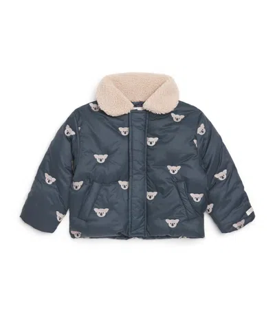 Donsje Kids' Florus Koala Jacket In Blue