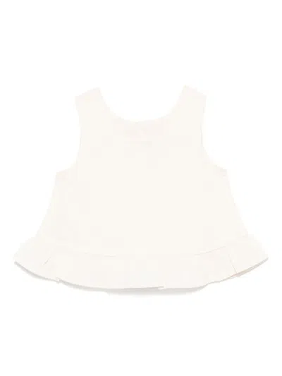 Donsje Babies' Francise Top In White