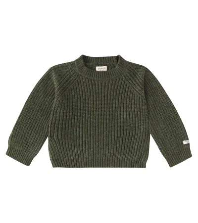 Donsje Garie Ribbed-knit Sweater In Green