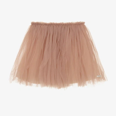 Donsje Kids' Girls Pink Tulle Skirt