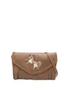 Donsje Horse-patch Shoulder Bag In Brown
