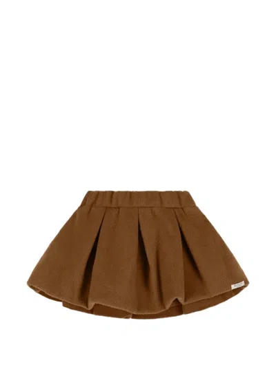 Donsje Kids' Isabelle Skirt In Brown
