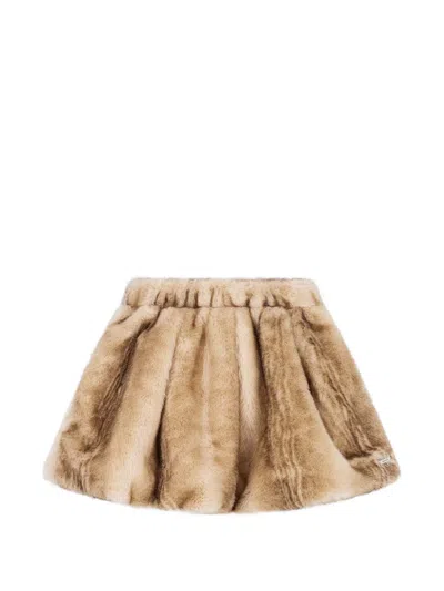 Donsje Kids' Isabelle Skirt In Brown