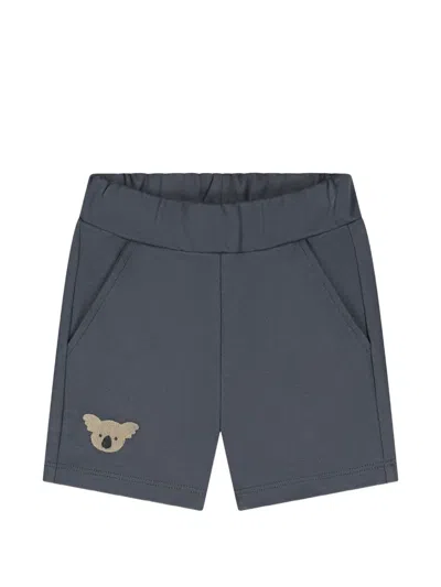 Donsje Babies' Ithri Embroidered Shorts In Gray
