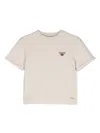 Donsje Jarne Koala-embroidery T-shirt In Neutrals