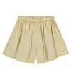 Donsje Jorin Linen-blend Shorts In Khaki Green