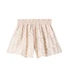 Donsje Joysa Printed Cotton Shorts In Neutral