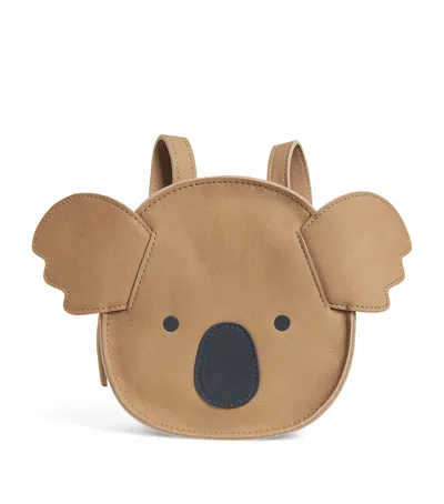 Donsje Kids' Kapi Classic Koala Backpack In Sand