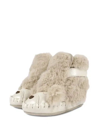 Donsje Babies' Kapi Poodle Shoes In Neutral